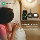 AMAZINGTHING Explorer Pro 3-IN-1 PD15W MagSafe Wireless Charger