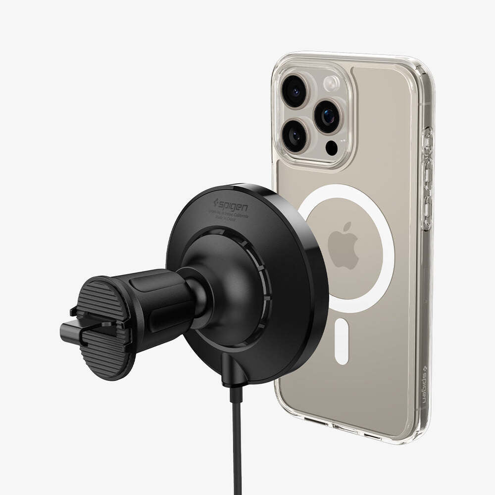 SPIGEN OneTap Pro 3 CryoMax 15W MagSafe Wireless Charger For Air Vent Mount-3