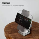 Momax Q2.Mag 3-in-1 Foldable Qi2 15W Magnetic Wireless Charging Stand