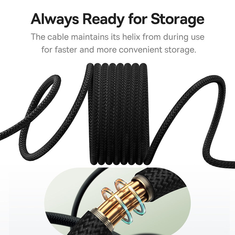 Baseus USB-C to USB-C 100W Magnetic Charging Cable -Black