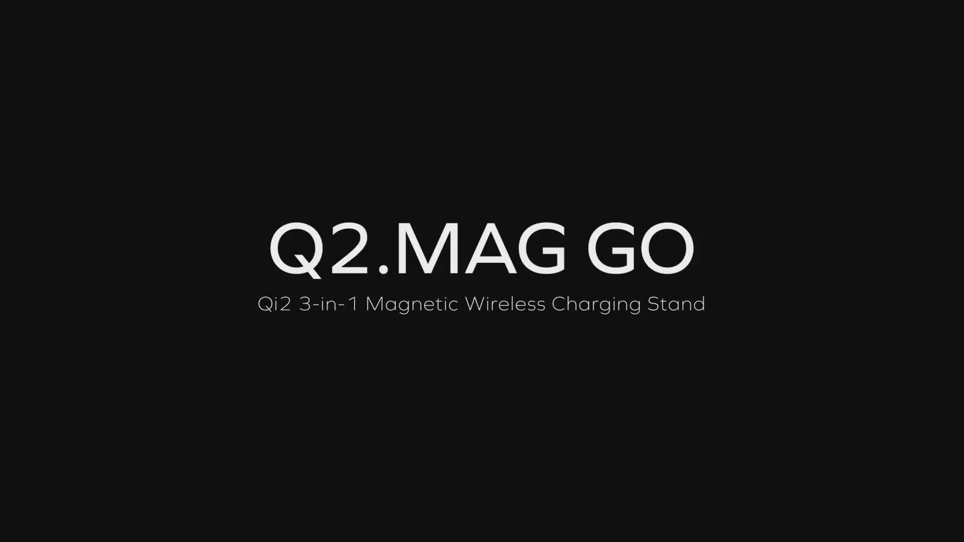 Q2.Mag 3-in-1 Foldable Qi2 15W Magnetic Wireless Charging Stand