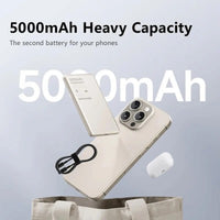 MOVE SPEED S5 Ultra-thin Titanium MagSafe Power Bank 5000mAh
