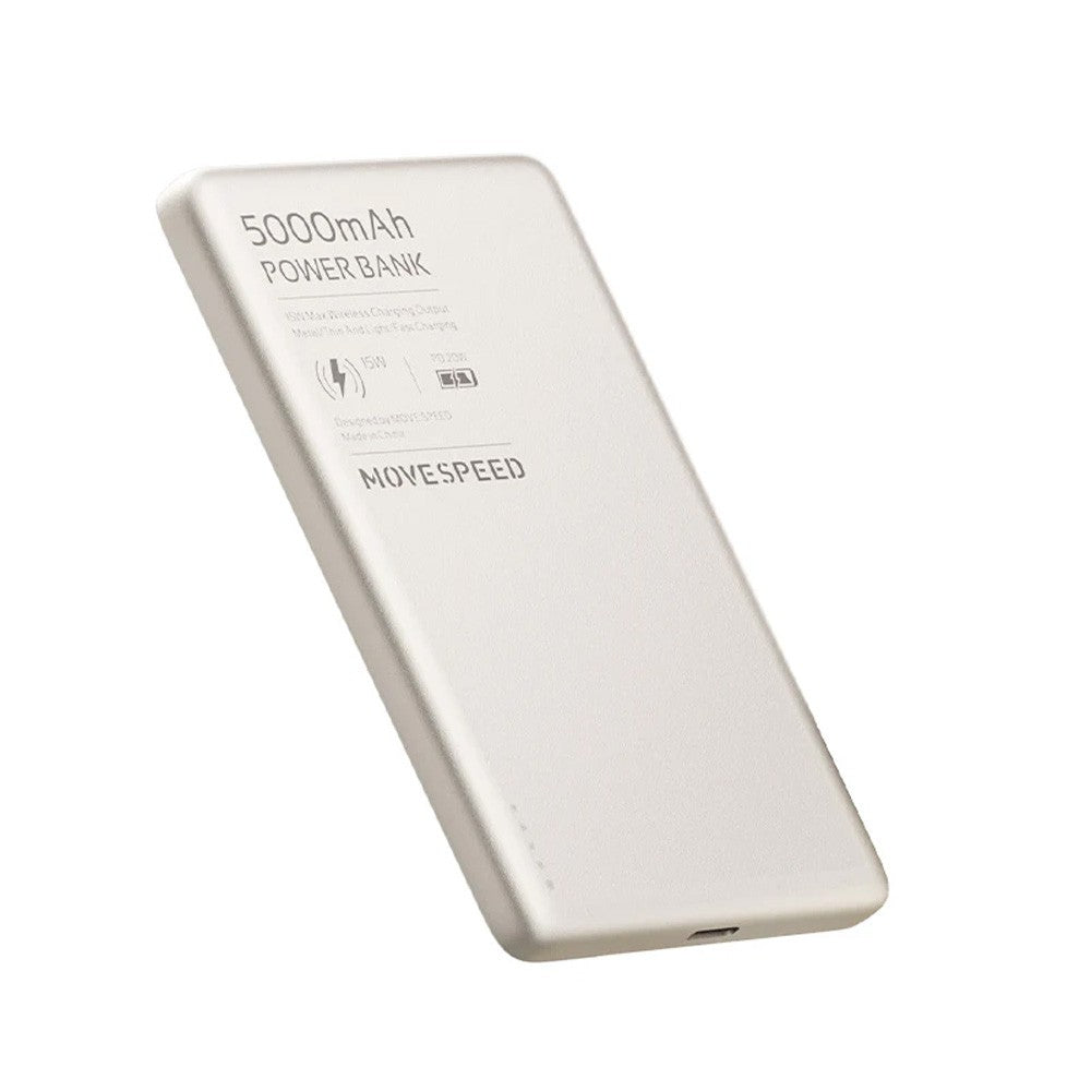 MOVE SPEED S5 Ultra-thin Titanium MagSafe Power Bank 5000mAh